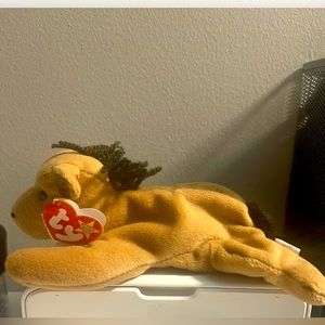 Rare 1995 Retired Original Derby Ty beanie baby.